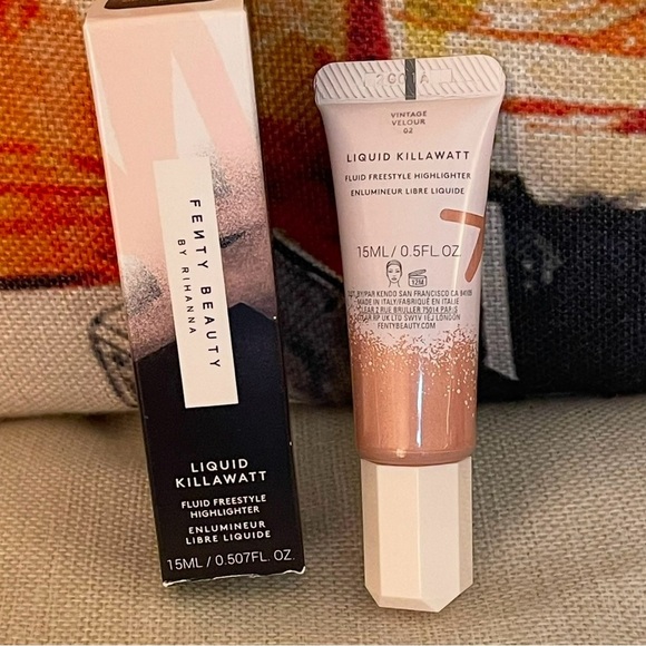 NIB Fenty Beauty Liquid Killawatt Fluid Freestyle Highlighter - Vintage Velour - Picture 2 of 5